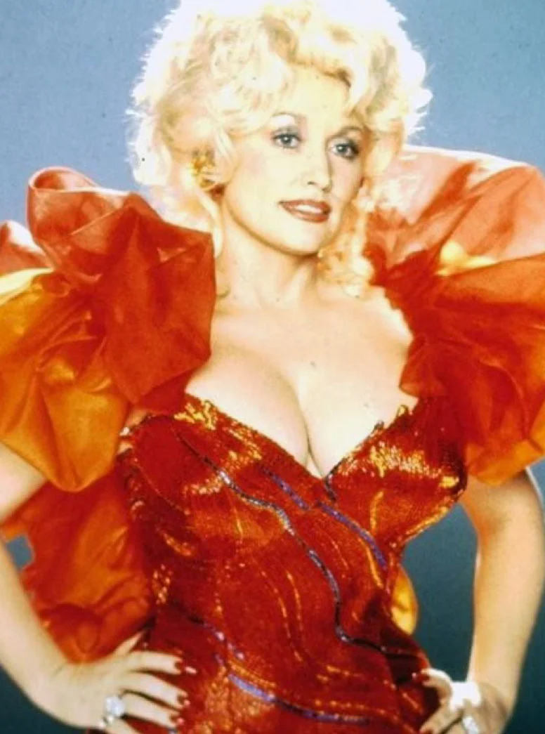 Dolly Parton Dress and Cleavage Boobs Picture 3.webp