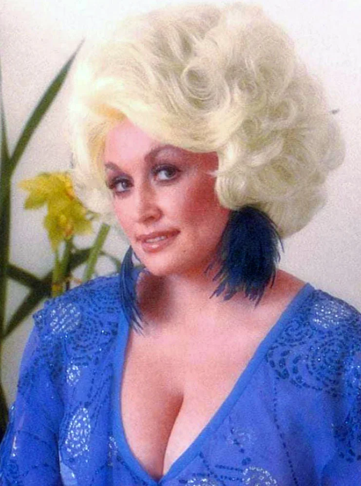 Dolly Parton Dress and Cleavage Boobs Picture 5.webp